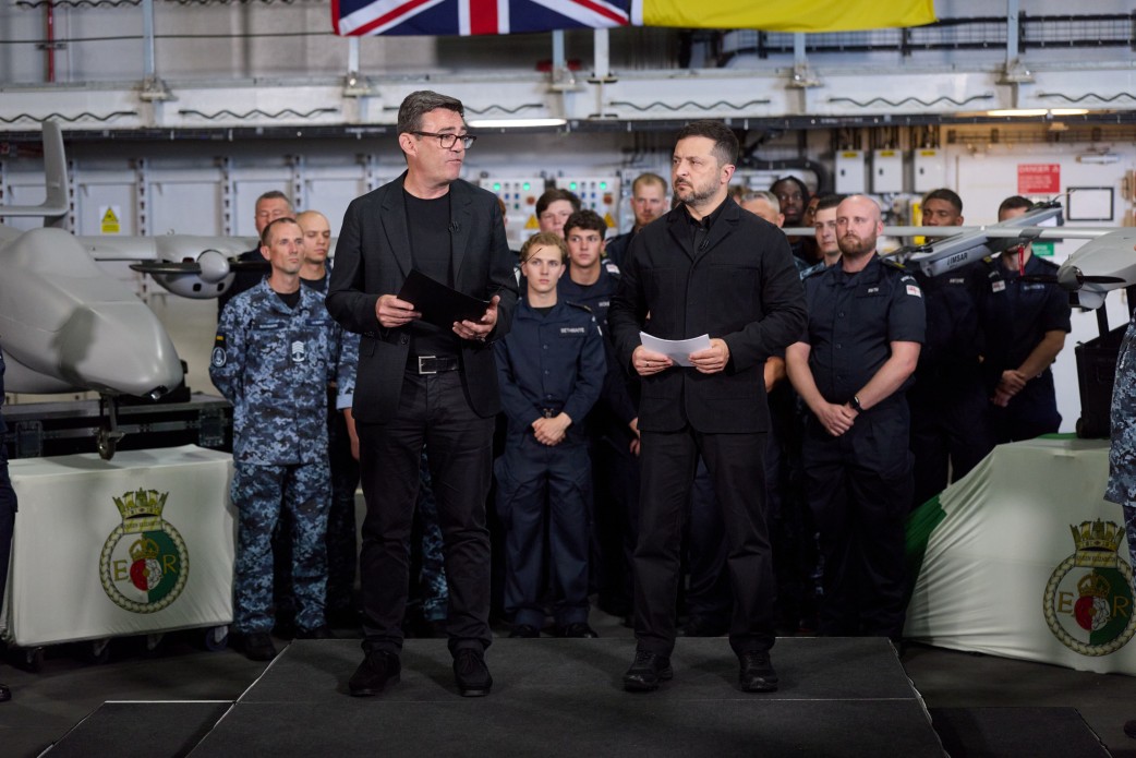  Зеленський і прем’єр Британії поспілкувалися з учасниками навчань Sea Breeze 