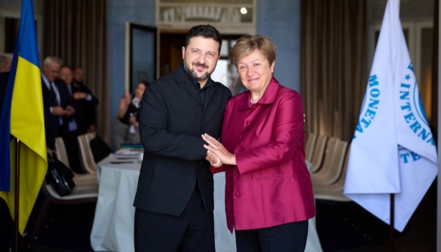  Зеленський після зустрічі з Георгієвою: Україна й МВФ налаштовані позитивно 
