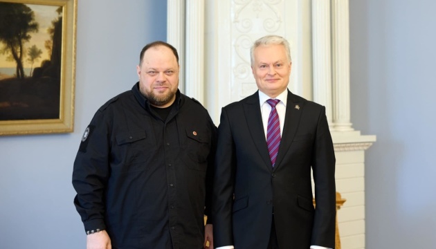  Стефанчук і Науседа обговорили підтримку союзниками Плану перемоги 