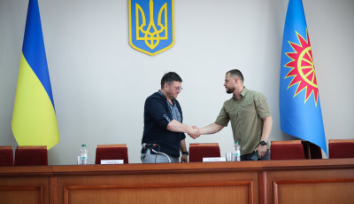 Микола Калашник представив громаді голову Обухівської райдержадміністрації Геннадія Сиваненка