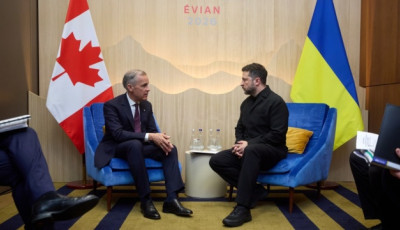 Зеленський зустрівся з Карні і подякував за новий пакет санкцій
