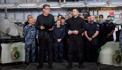Зеленський і прем’єр Британії поспілкувалися з учасниками навчань Sea Breeze